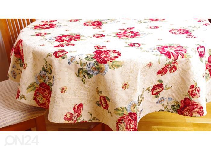 Gobeliinikangas pyöreä pöytäliina Nuria 4, Ø120 cm kuvasuurennos