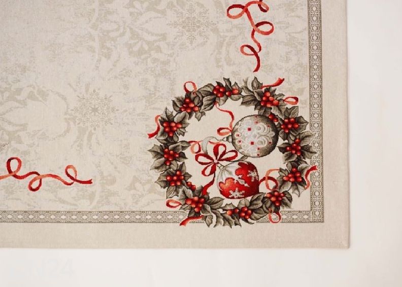 Gobeliinikankainen joululiina Kris 138x236 cm kuvasuurennos