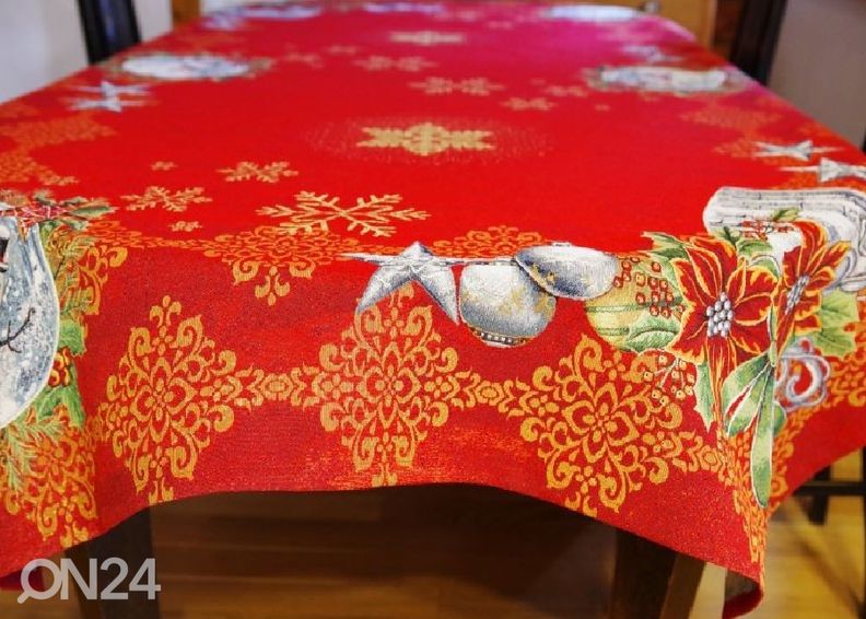 Gobeliinikankainen joululiina Neve 138x256 cm kuvasuurennos