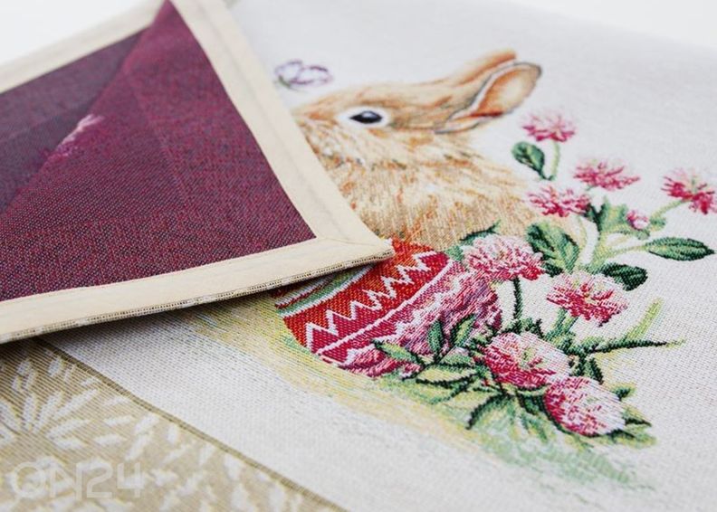 Gobeliinikankainen liina Kanin 45x136 cm kuvasuurennos