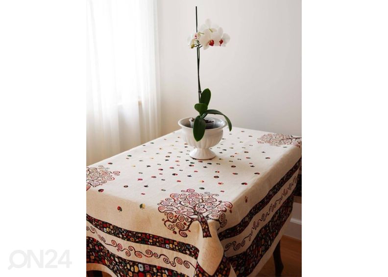 Gobeliinikankainen pöytäliina ART 140x140 cm kuvasuurennos