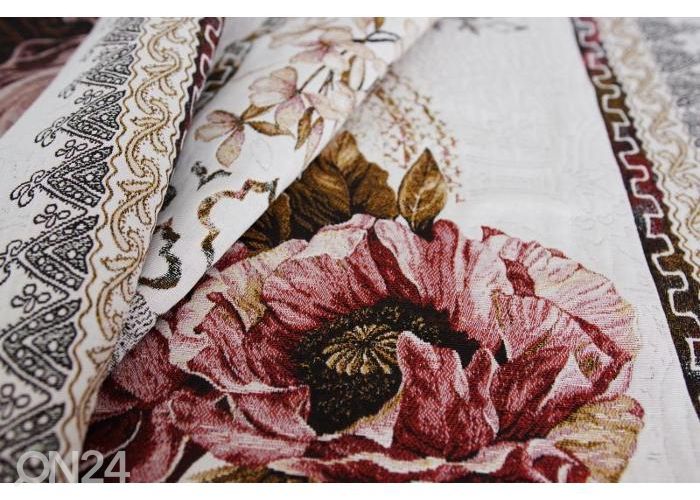 Gobeliinikankainen pöytäliina BERGAMO 140x140 cm kuvasuurennos