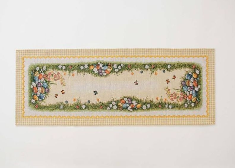Gobeliinikankainen pöytäliina Pascha 37x100 cm kuvasuurennos