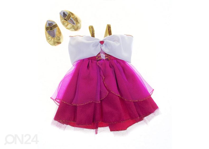 Great Pretenders Prinsessa Ruusunen asu nukelle kuvasuurennos