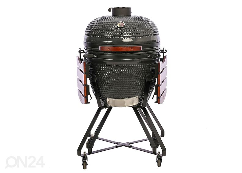 Grilli TunaBone Kamado Classic TBG23GRAY-01, 23", tummanharmaa kuvasuurennos