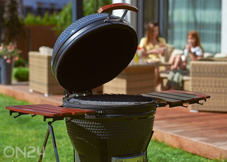 Grilli TunaBone Kamado Pro TBG24GRAY-02, 24", tummanharmaa kuvasuurennos