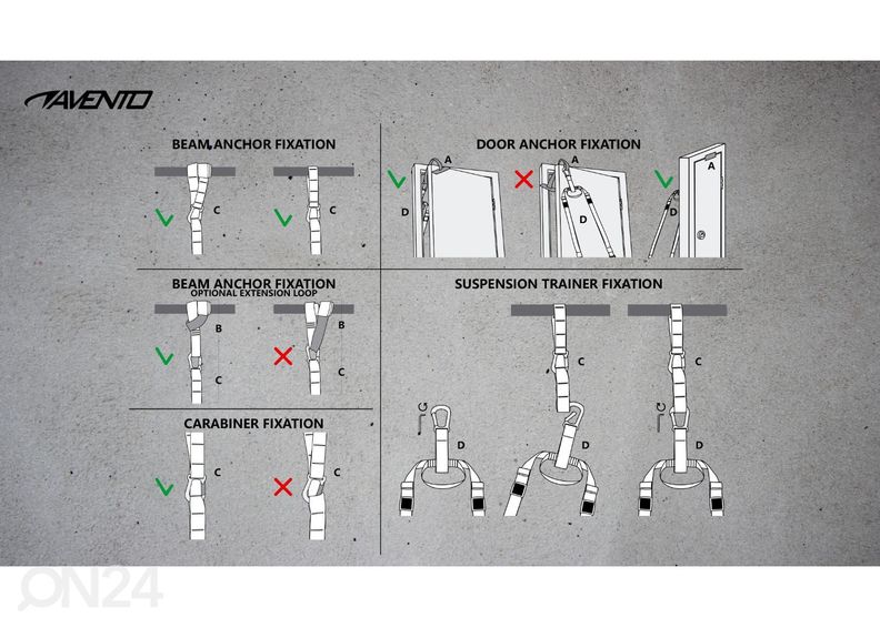 Harjoitusvälinesetti Avento kuvasuurennos
