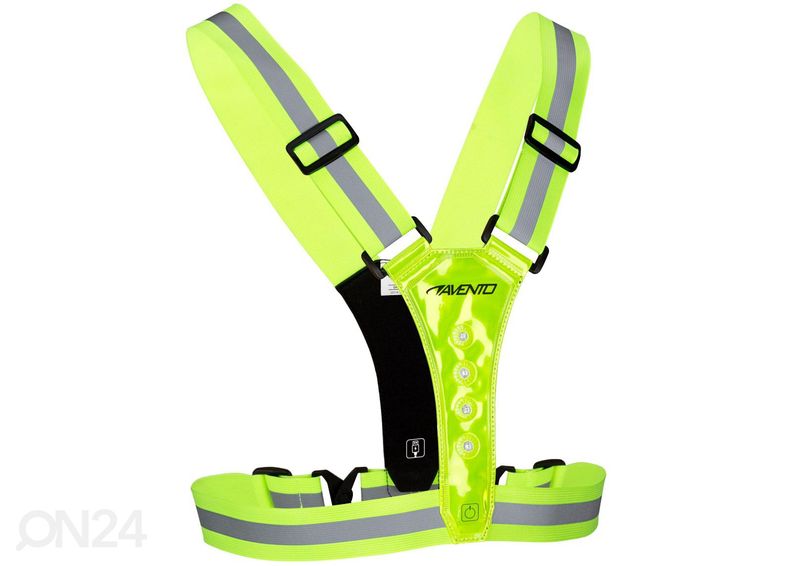 Heijastinliivi LED valoilla Avento kuvasuurennos