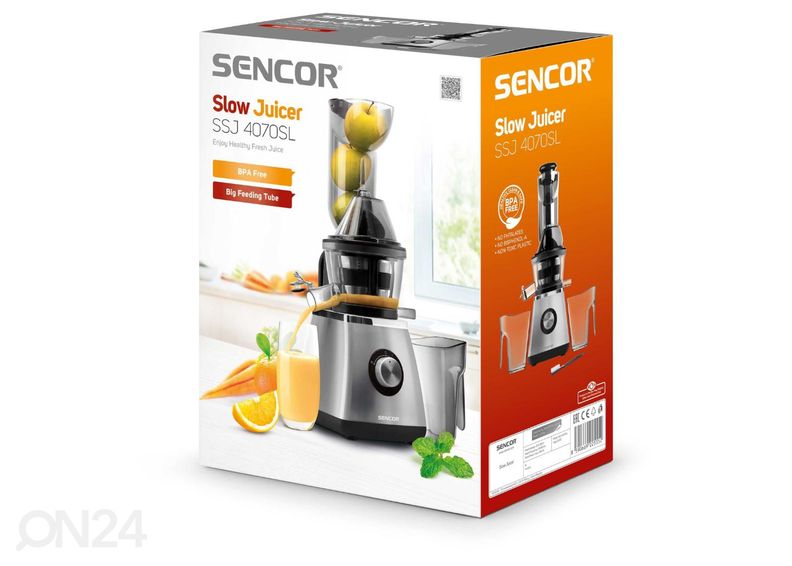 Hidas mehupuristin Sencor SSJ4041BK kuvasuurennos