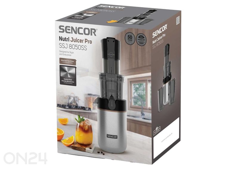 Hidas mehupuristin Sencor SSJ8050 kuvasuurennos