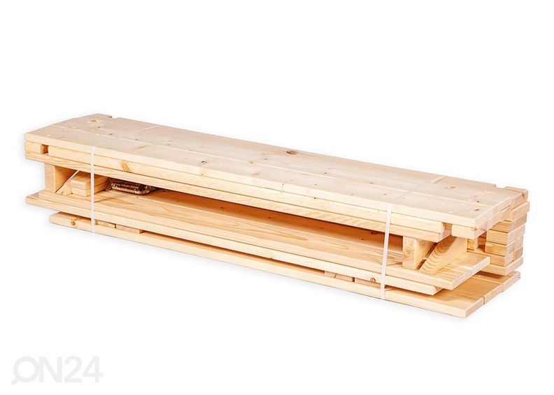 Hiekkalaatikko kannella ja istuimilla 120x120 cm kuvasuurennos