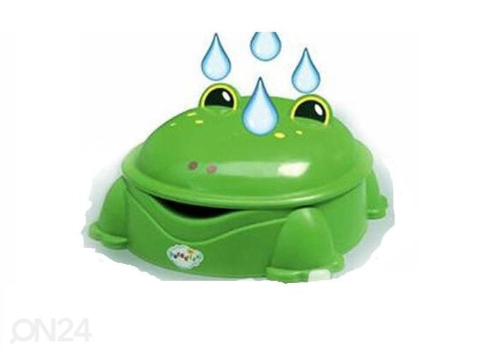 Hiekkalaatikko kannella Kilpikonna kuvasuurennos