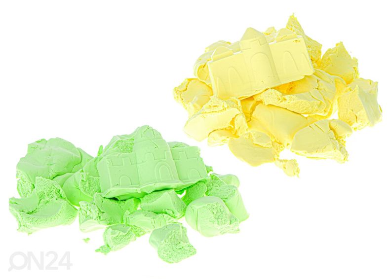 Hiekkalaatikko/ leikkipöytä kineettisellä hiekalla ja tarvikkeilla kuvasuurennos