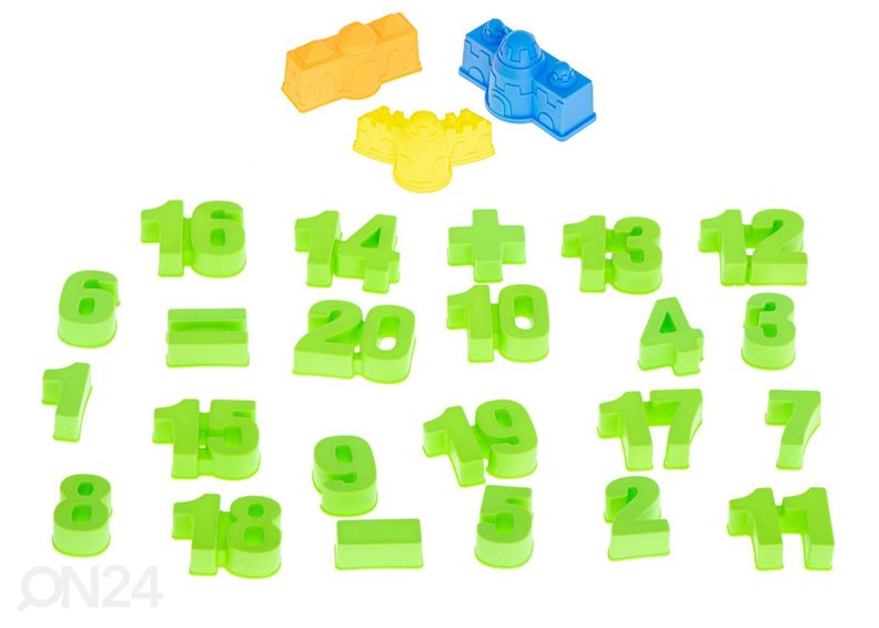 Hiekkalaatikko/ leikkipöytä kineettisellä hiekalla ja tarvikkeilla kuvasuurennos