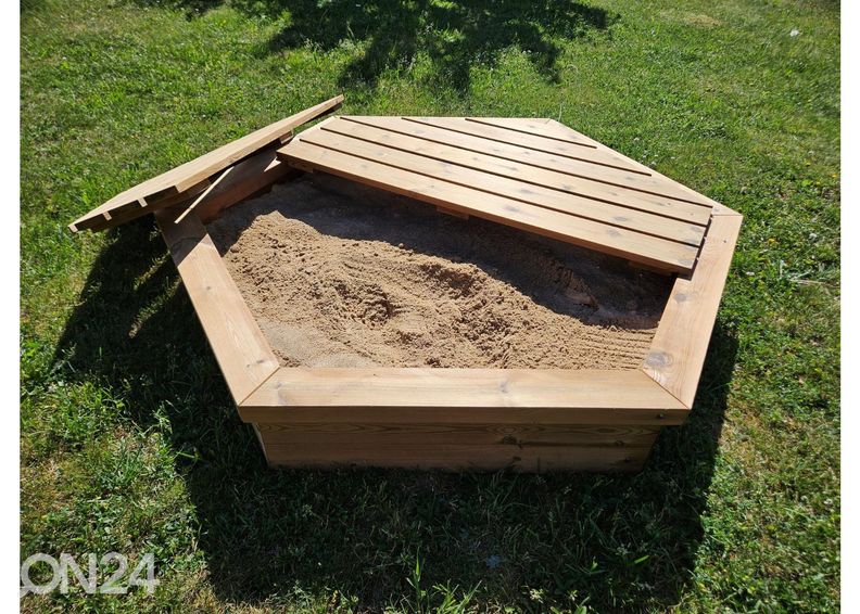 Hiekkalaatikon kansi Termo puu kuvasuurennos