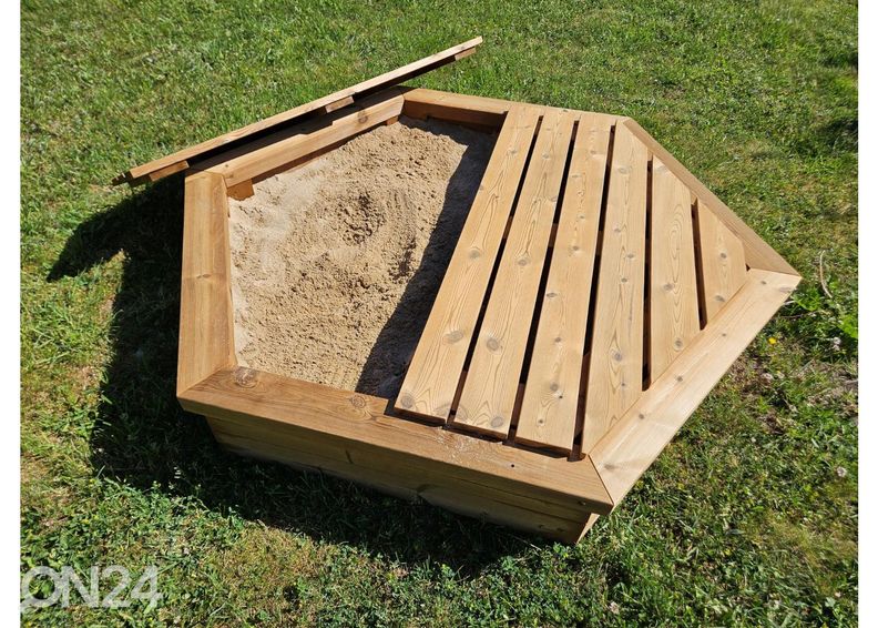 Hiekkalaatikon kansi Termo puu kuvasuurennos