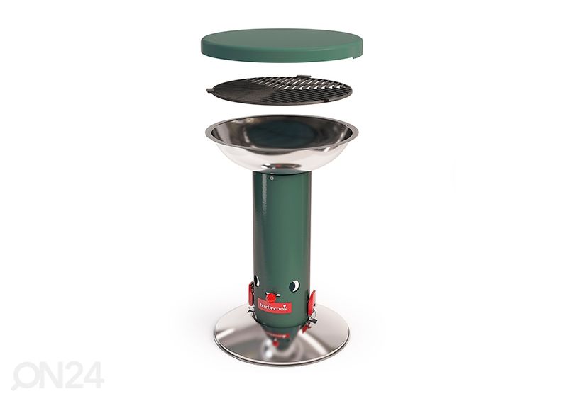 Hiiligrilli BARBECOOK LARGO GREEN kuvasuurennos
