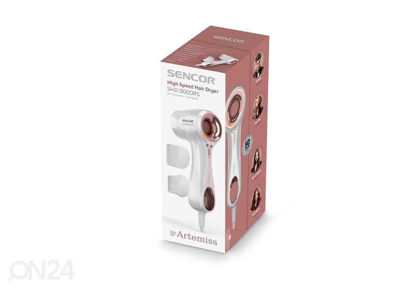 Hiustenkuivain nopealla ilmavirralla Sencor SHD9000RS kuvasuurennos