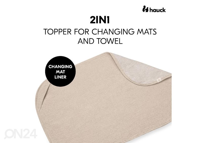 Hoitoalustan suoja / pyyhe 2in1 Hauck At Home kuvasuurennos