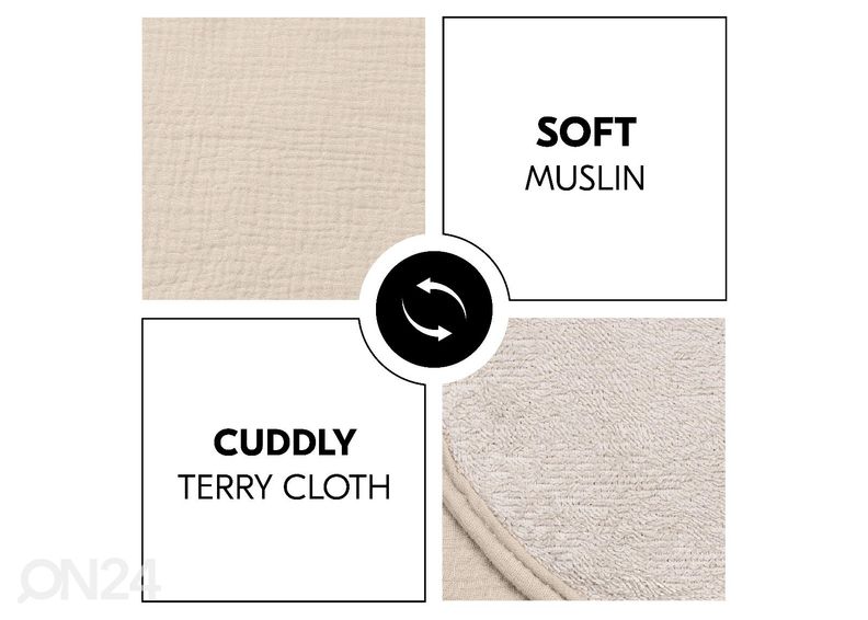 Hoitoalustan suoja / pyyhe 2in1 Hauck At Home kuvasuurennos