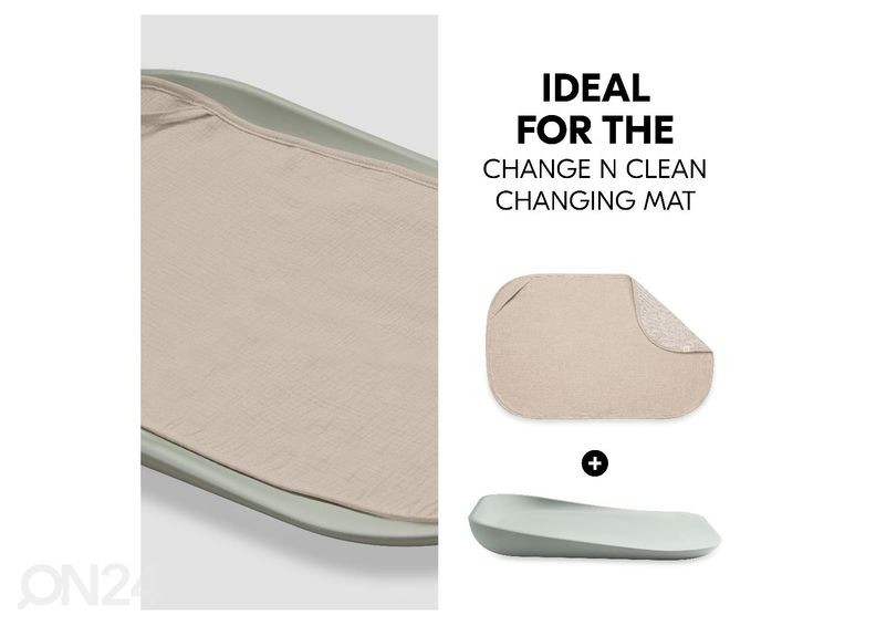 Hoitoalustan suoja / pyyhe 2in1 Hauck At Home kuvasuurennos