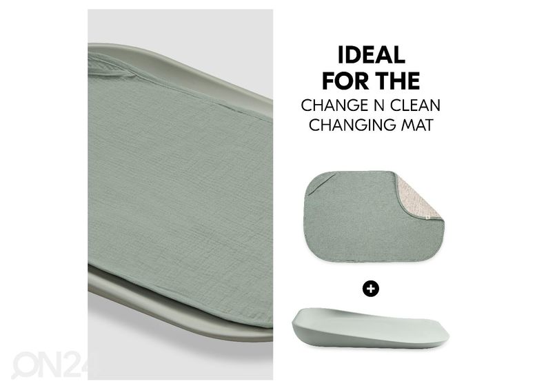 Hoitoalustan suoja / pyyhe 2in1 Hauck At Home kuvasuurennos