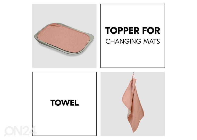 Hoitoalustan suoja / pyyhe 2in1 Hauck At Home kuvasuurennos