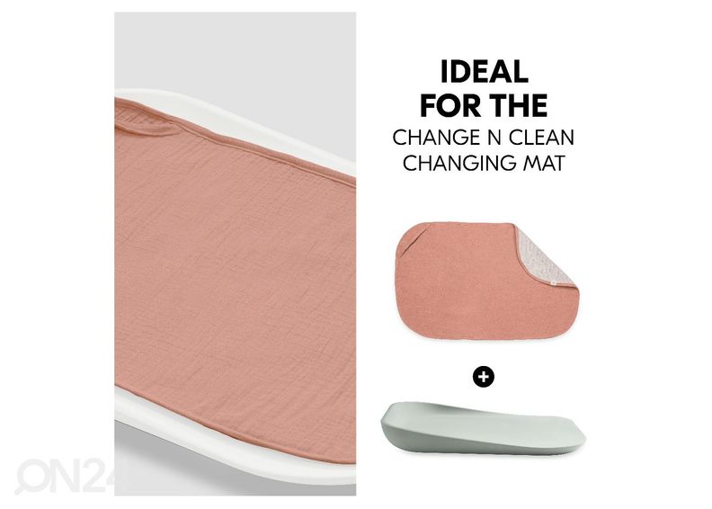 Hoitoalustan suoja / pyyhe 2in1 Hauck At Home kuvasuurennos