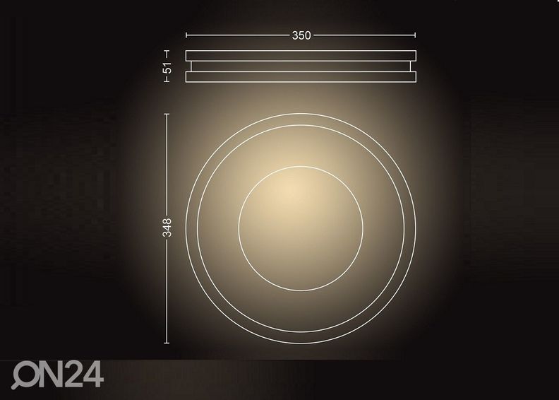 Hue Being älykäs alumiini kattovalaisin kuvasuurennos