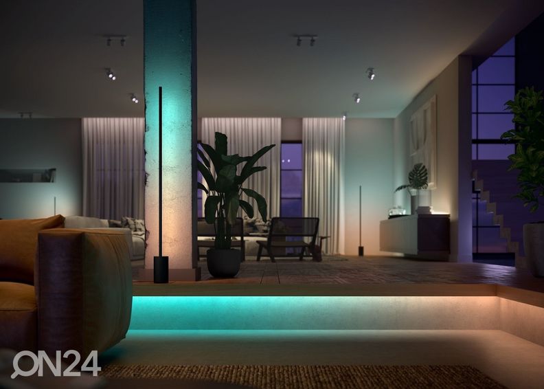 Hue gradient valonauhan jatko-osa 1 m kuvasuurennos