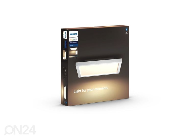 Hue White Ambiance Aurelle -kattopaneeli 28 W kaukosäätimellä kuvasuurennos