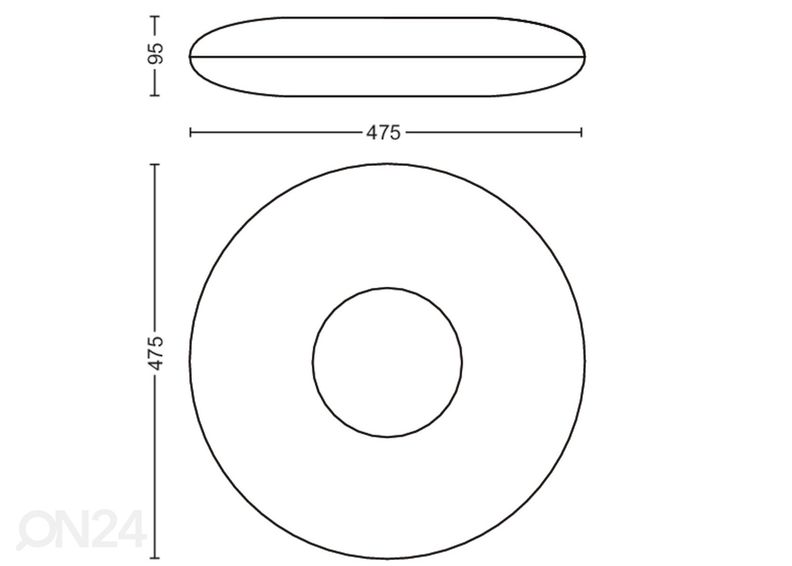 Hue White ambiance Cher älykäs valaisin musta kuvasuurennos