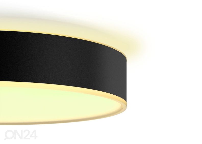 Hue White ambiance Enrave S älykäs kattovalaisin mustalla kaukosäätimellä Ø 26,1 cm kuvasuurennos