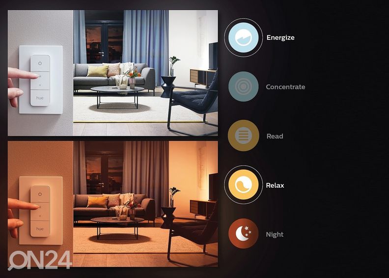 Hue White ambiance Fair riippuvalaisin 1x33,5 W mustalla kaukosäätimellä kuvasuurennos