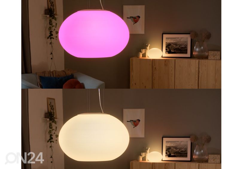 Hue White and Color ambiance Florish valkoinen riippuvalaisin 2x39 W kuvasuurennos