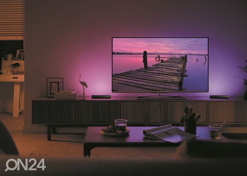 Hue White and Color ambiance Play valaisin musta kuvasuurennos