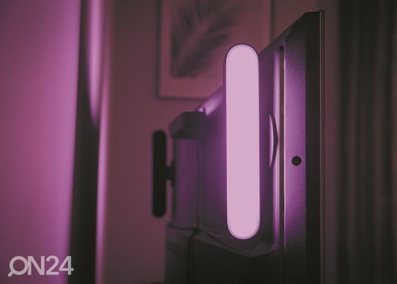 Hue White and Color ambiance Play valaisin musta kuvasuurennos