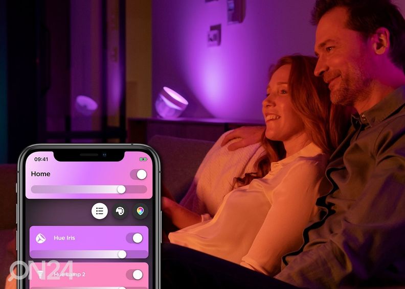 Hue White and Color ambiance sähkölamput3xGU10 kuvasuurennos