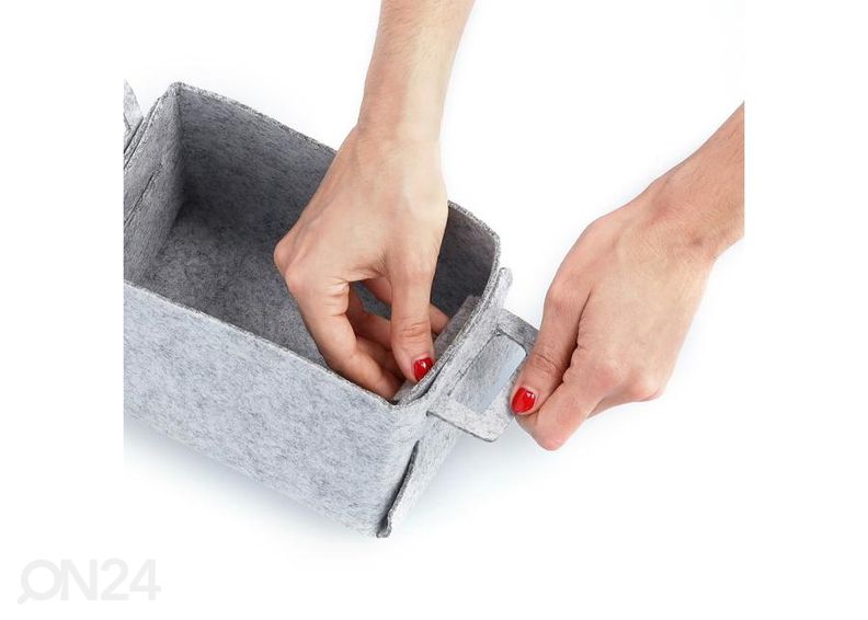 Huopa säilytyskori, harmaa kuvasuurennos