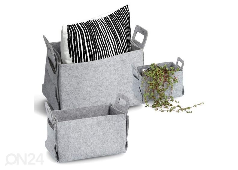 Huopa säilytyskori, harmaa kuvasuurennos