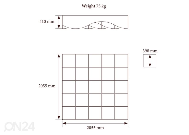 Hylly Dune M kuvasuurennos