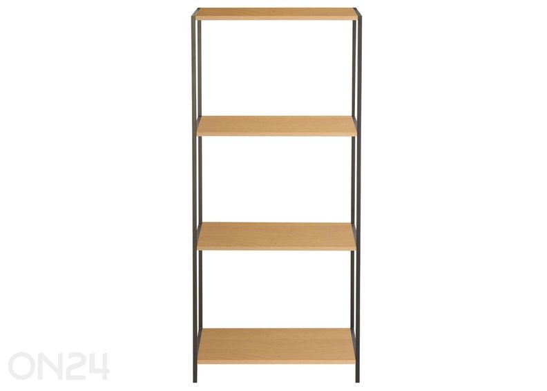 Hylly Harper 50x30xK110,5 cm, saarni/musta kuvasuurennos