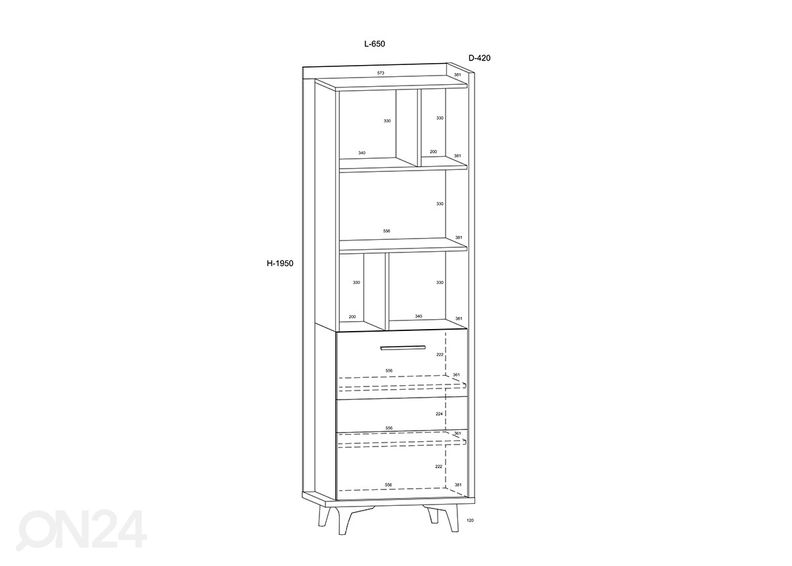 Hylly Kinsale 65 cm kuvasuurennos