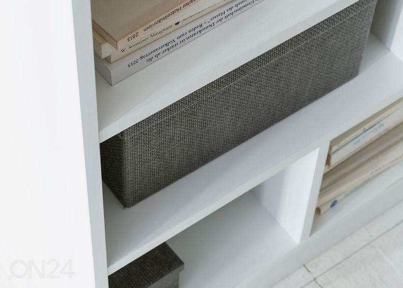 Hylly, valkoinen kuvasuurennos