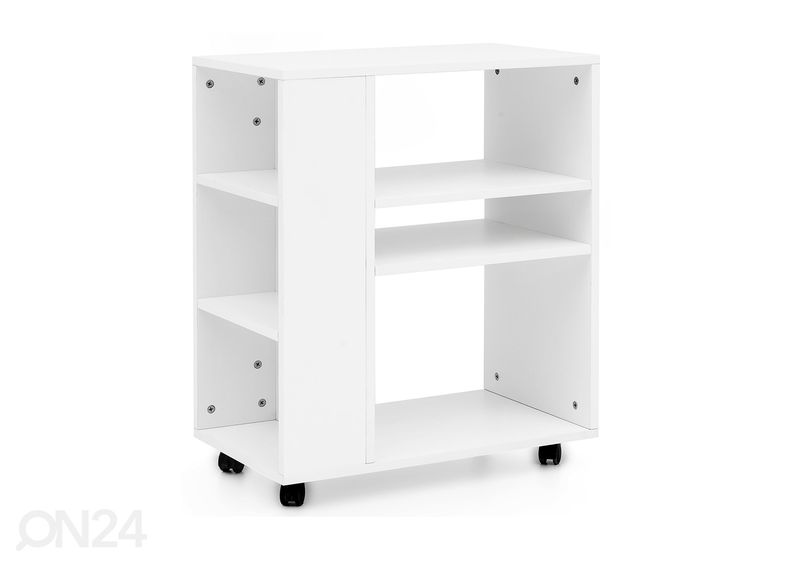 Hylly, valkoinen kuvasuurennos