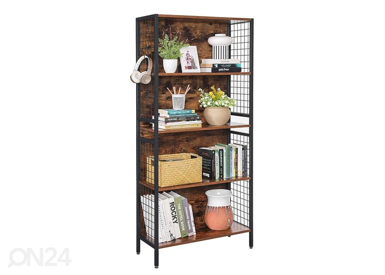 Hyllykkö 74 cm, ruskea/musta kuvasuurennos