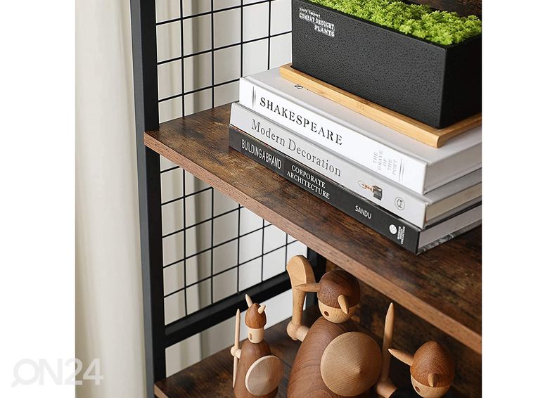 Hyllykkö 74 cm, ruskea/musta kuvasuurennos