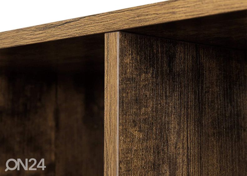 Hyllykkö / tilanjakaja 129,5 cm, ruskea / musta kuvasuurennos