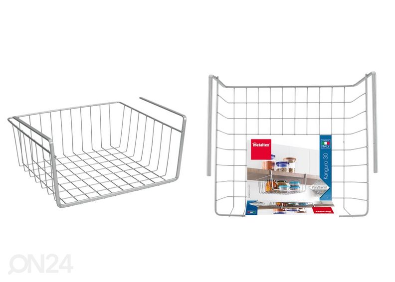 Hyllykori Kanguro 30, 30x26x14 cm, hopea kuvasuurennos