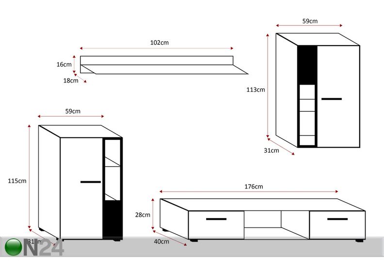 Hyllystö kuvasuurennos